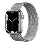 Apple Watch Series 7 41mm Stainless Steel Case Milanese Loop