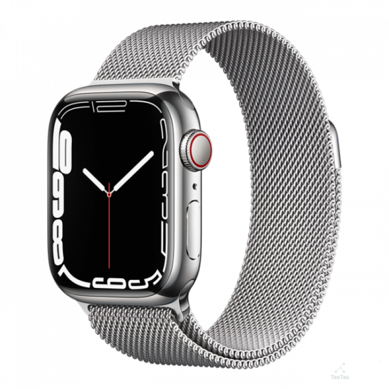 Apple Watch Series 7 41mm Stainless Steel Case Milanese Loop